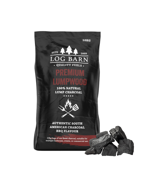 Restaurant grade lumpwood charcoal 10kg bag