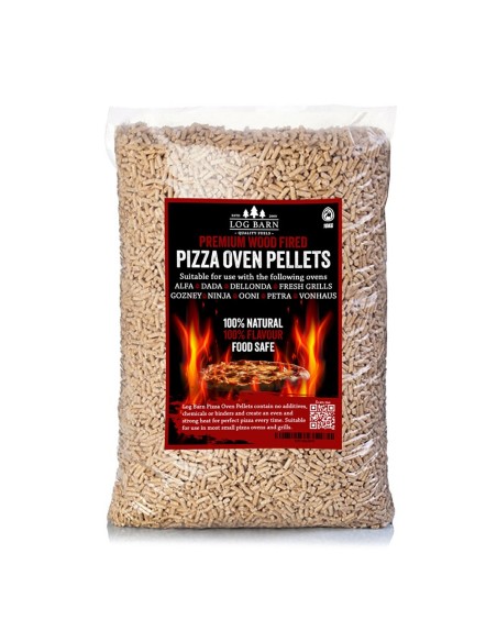 Pizza oven wood pellets 15kg bag for outdoor cooking